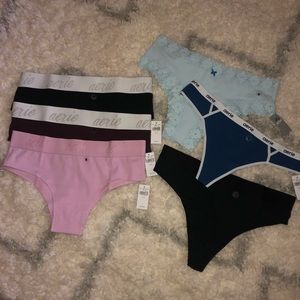 6 NWT Cheeky & thong underwear bundle